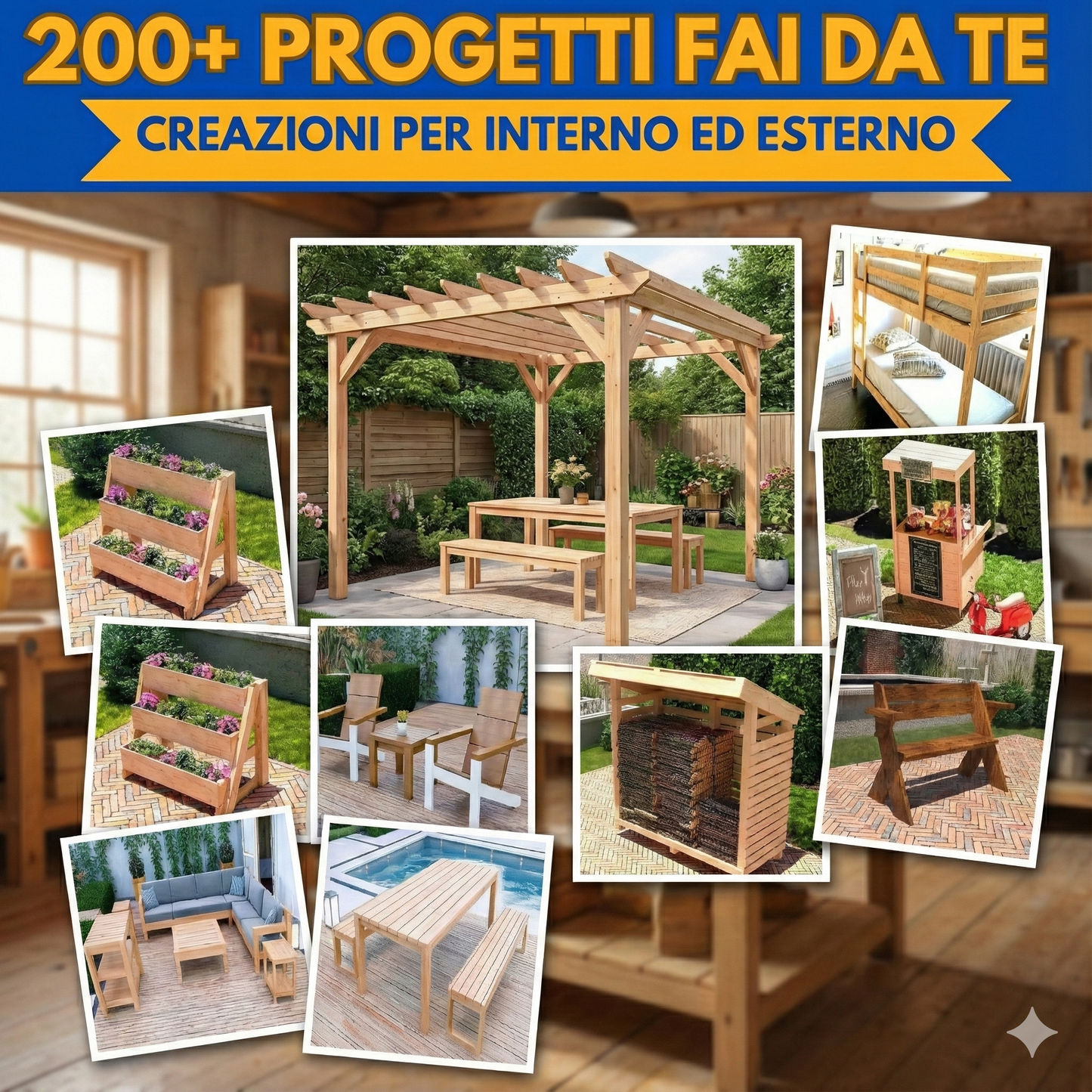 Vuoi imparare a realizzare mobili in legno unici per ogni spazio?