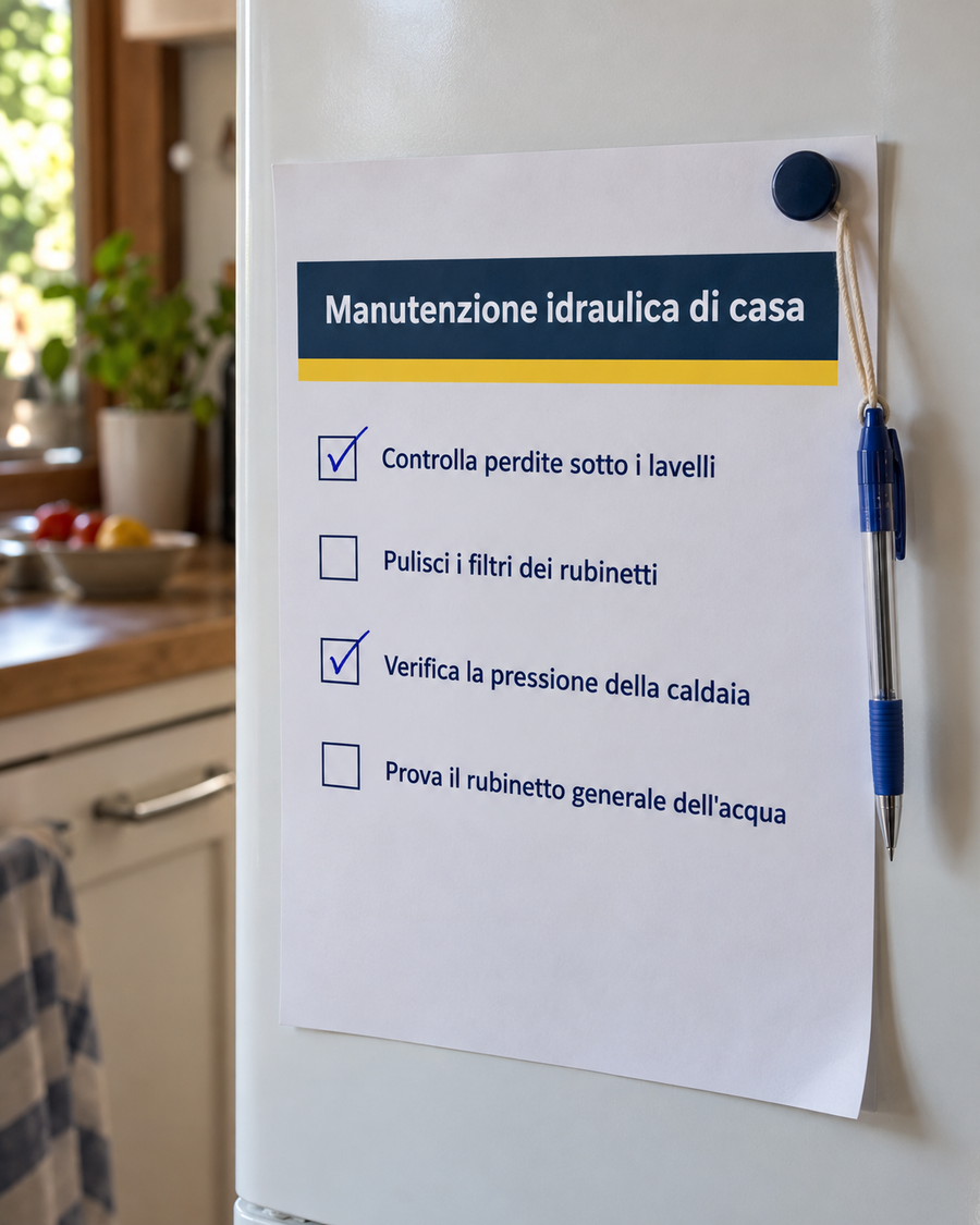 Le checklist di manutenzione stampabili