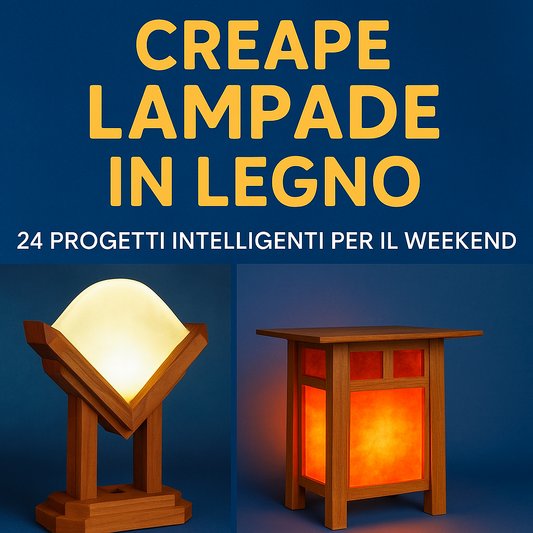 +24 Progetti per la creazione di lampade in legno