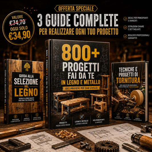 Oltre 800 progetti fai da te in legno/metallo