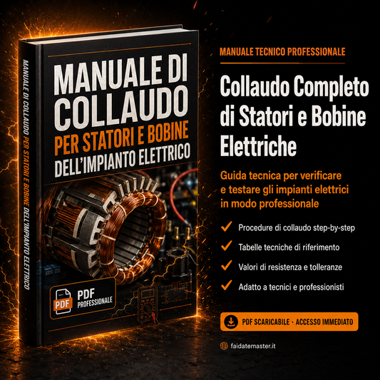 Manuale di Collaudo per Statori e Bobine dell'Impianto Elettrico