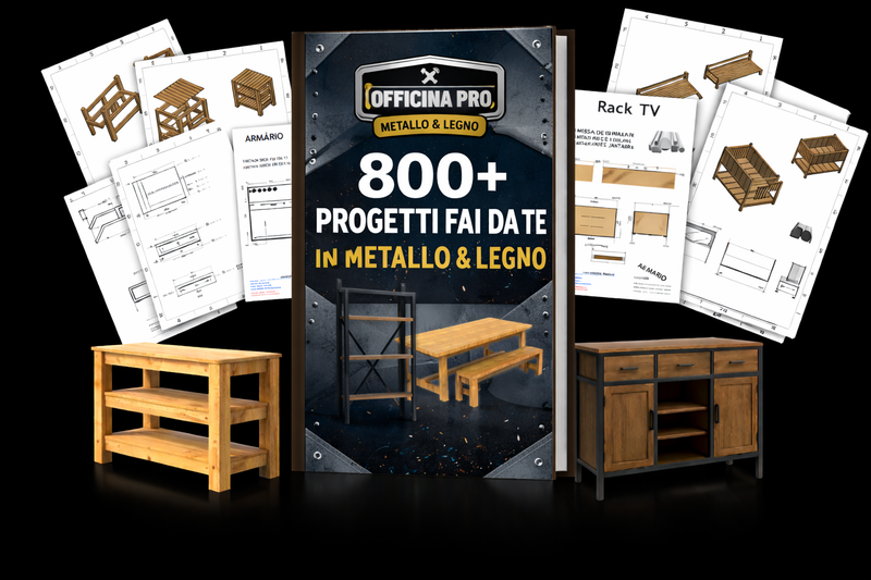 Oltre 800 progetti fai da te in legno/metallo