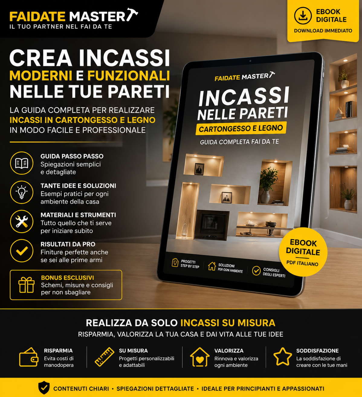 Parete Decorativa Fai Da Te — Guida Completa per Creare una Media Wall in Shiplap con Camino